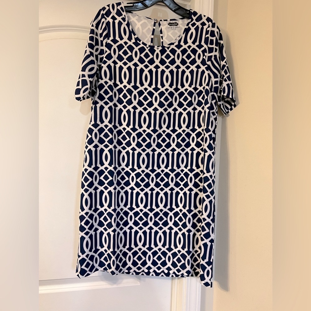 ❤️💙Boutique purchased! MudPie brand shift dress💙❤️